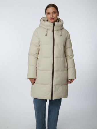 Пуховик женский с капюшоном 