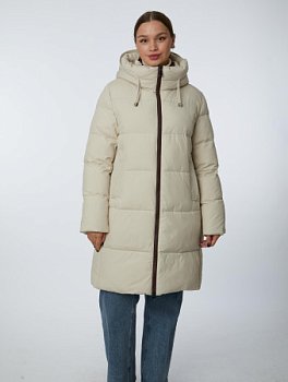 Пуховик женский с капюшоном 