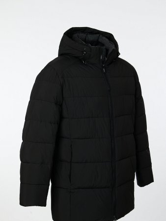 Пуховик стёганый с капюшоном