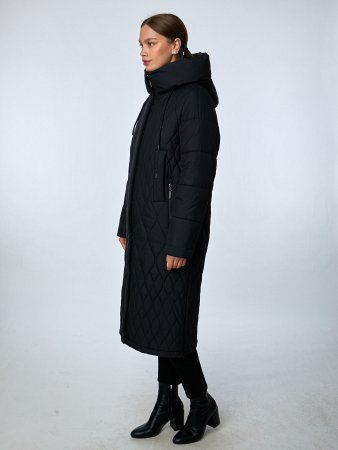 Пуховик женский удлинённый с капюшоном