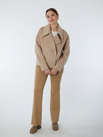 Драповая куртка с английским воротником