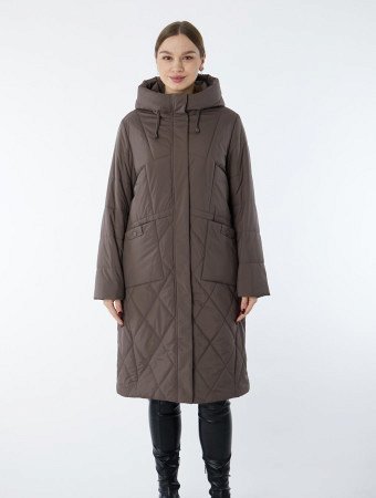 Пальто женское с капюшоном