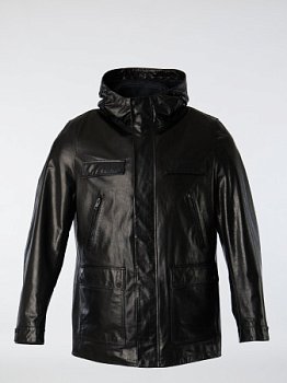 Удлиненная куртка с капюшоном и съемной подстежкой