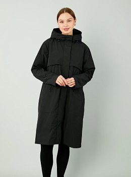 Плащ женский с капюшоном