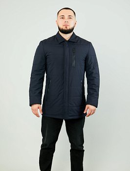 Стеганая куртка с отложным воротником 