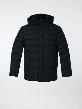Пуховик стёганый с капюшоном