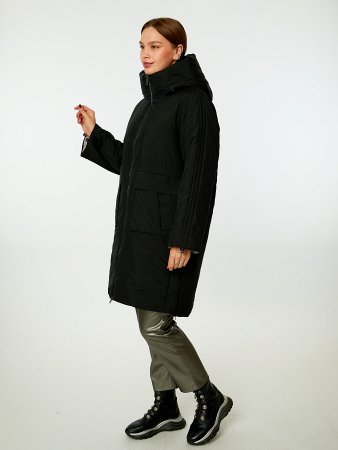Пуховик женский удлинённый с капюшоном