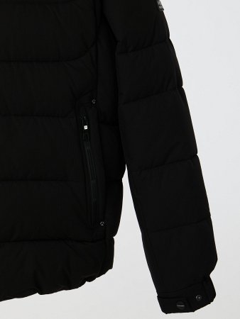 Пуховик мужской с капюшоном стёганый