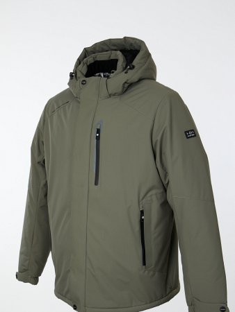 Пуховик мужской с капюшоном удлинённый