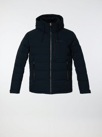 Пуховик стёганый с капюшоном