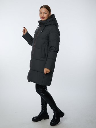 Пуховик женский с капюшоном 