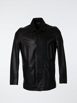 Удлиненная куртка с отложным воротником