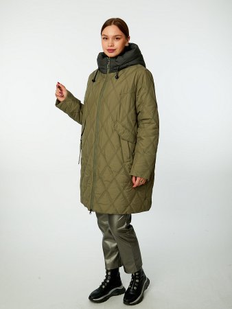 Пуховик стёганый с капюшоном