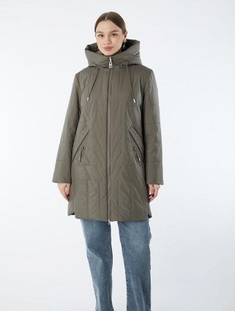 Полупальто женское с капюшоном