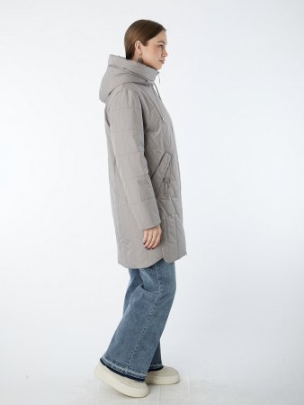 Полупальто женское с капюшоном