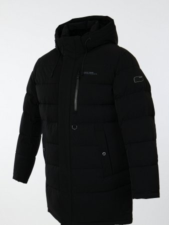 Пуховик стёганый с капюшоном