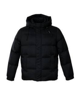 Пуховик мужской с капюшоном на пуху