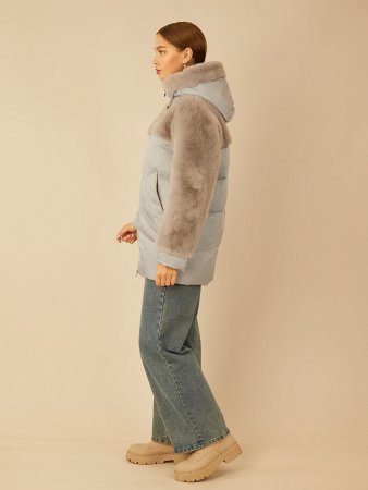 Куртка женская зимняя комбинированная