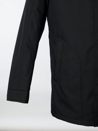 Удлиненная куртка с капюшоном