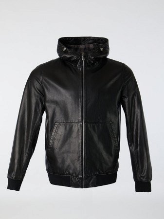 Куртка-бомбер с капюшоном