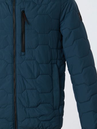 Куртка мужская стёганая с капюшоном