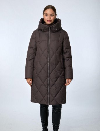 Пуховик женский с капюшоном