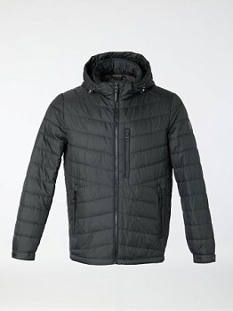 Куртка мужская стёганая с капюшоном