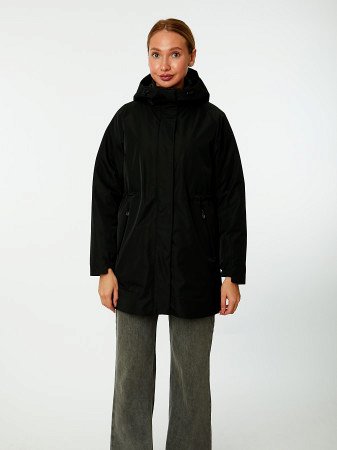 Пуховик женский с капюшоном