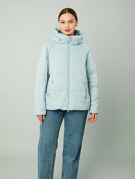 Куртка женская стёганая с капюшоном