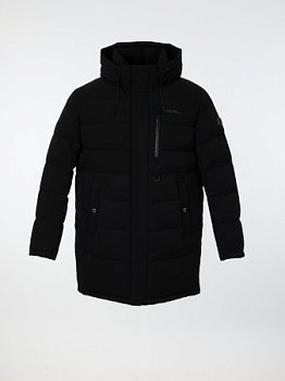 Пуховик стёганый с капюшоном