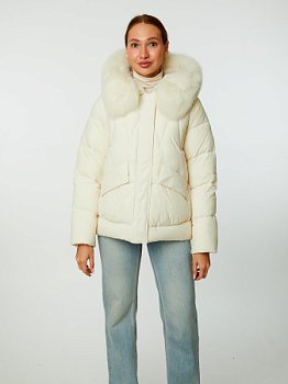 Пуховик стёганый с капюшоном