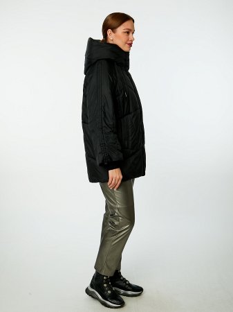 Пуховик женский стёганый с капюшоном