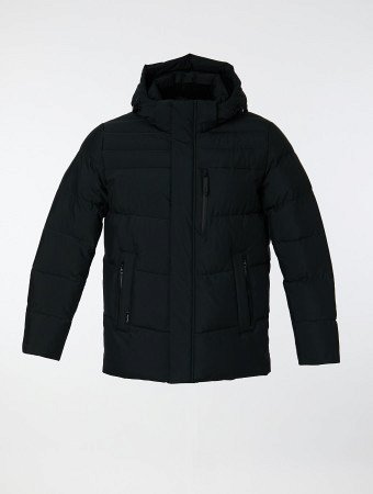 Пуховик мужской стёганый с капюшоном