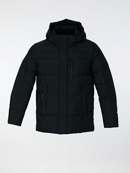 Пуховик мужской стёганый с капюшоном