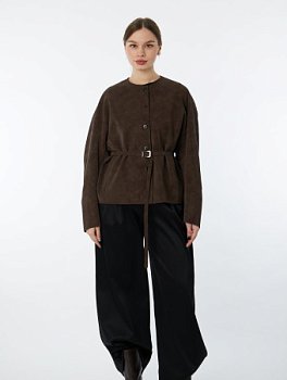 Куртка из экозамши в стиле "Шанель"