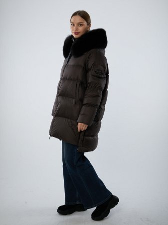 Пуховик с капюшоном