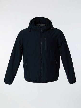 Куртка мужская укороченная с капюшоном