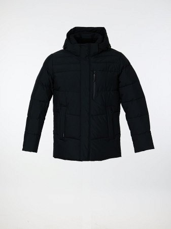 Пуховик мужской стёганый с капюшоном