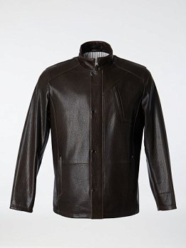 Куртка из натуральной кожи на хлопковом подкладе