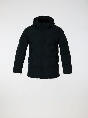 Пуховик мужской стёганый с капюшоном