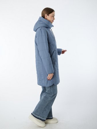 Полупальто женское с капюшоном