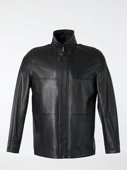 Утепленная куртка из натуральной кожи