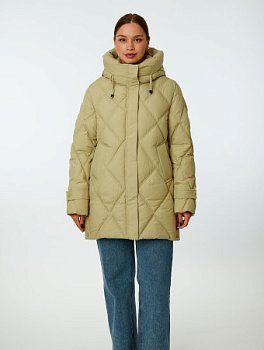 Пуховик женский с капюшоном 