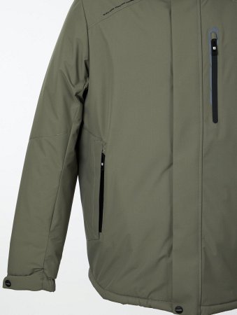 Пуховик мужской с капюшоном удлинённый