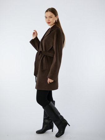 Пальто женское с английским воротником