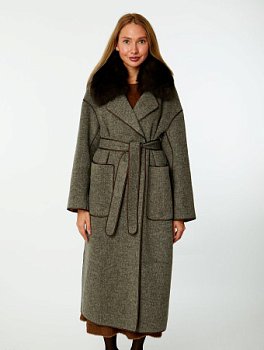 Стильное пальто из кашемира