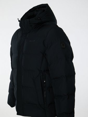 Пуховик мужской стёганый с капюшоном