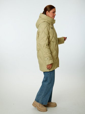 Пуховик женский с капюшоном 