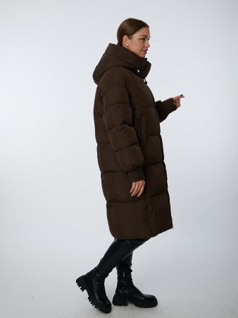 Пуховик женский с капюшоном