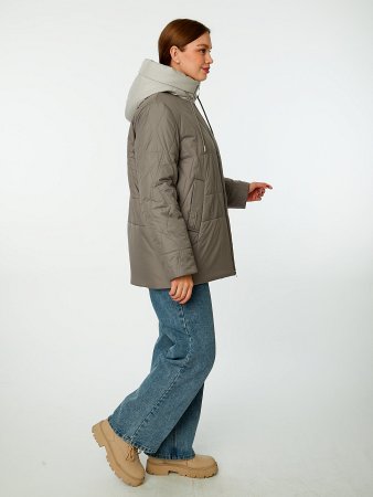 Пуховик стёганый с капюшоном